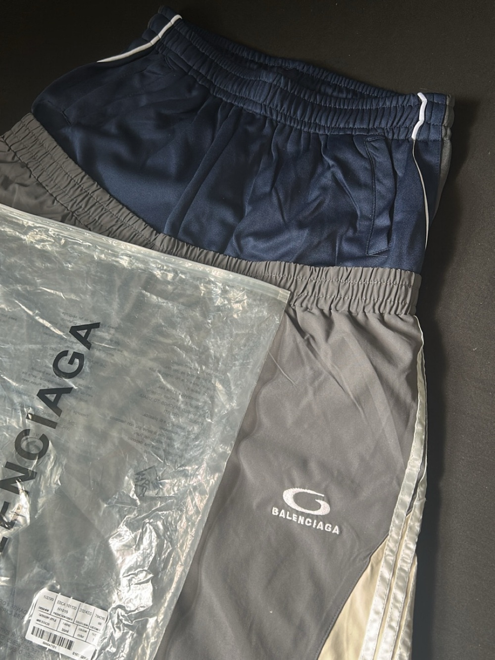 Balenciaga Double Waisted Track Pants